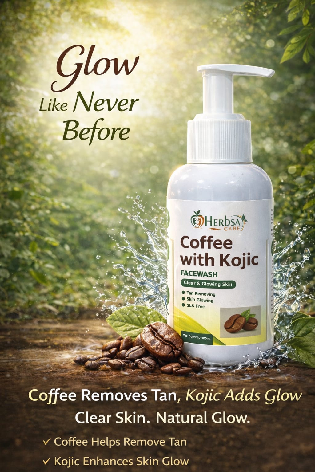 Herbsa Care Coffee &amp; Kojic Facewash