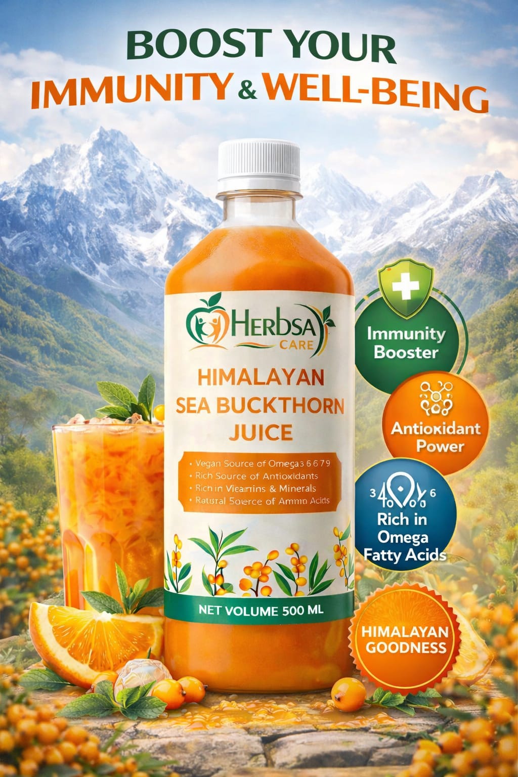 Pure Sea Buckthorn Juice Bundle – Nature's Powerful Health Drink